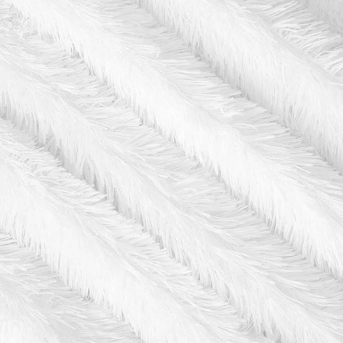 Plaid Chaud Fourrure Blanc