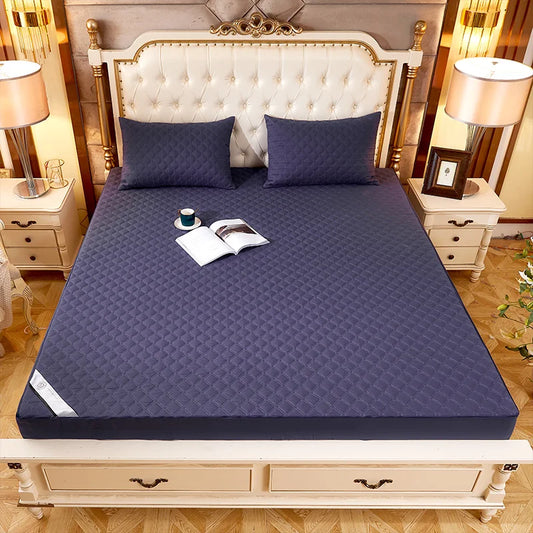 Housse de Matelas Imperméable Coton – Plusieurs Coloris Zippé Anti-Acarien