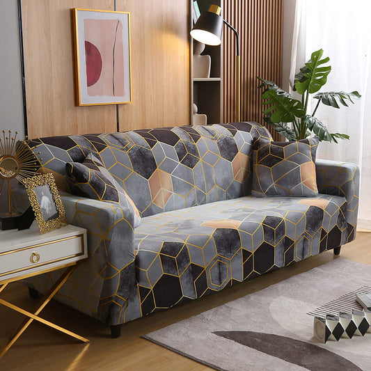 Housse de Canapé Design Géométrique