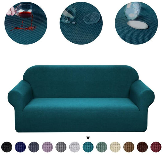 Housse de Canapé Imperméable Bleu Canard