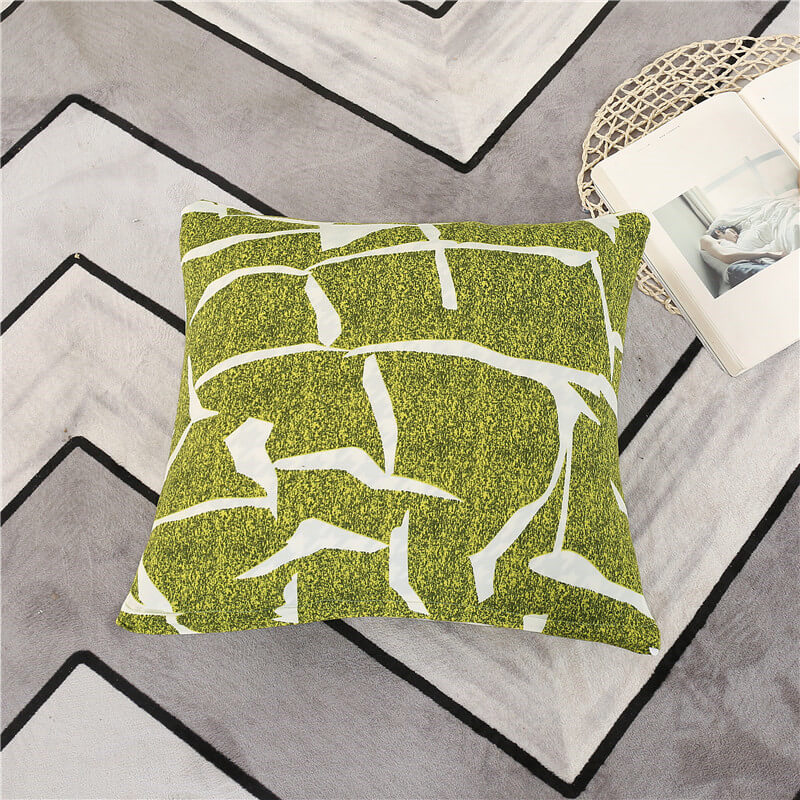 Housse de Coussin Vert Anis