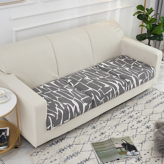 Housse Assise de Canapé Bi Extensible Gris