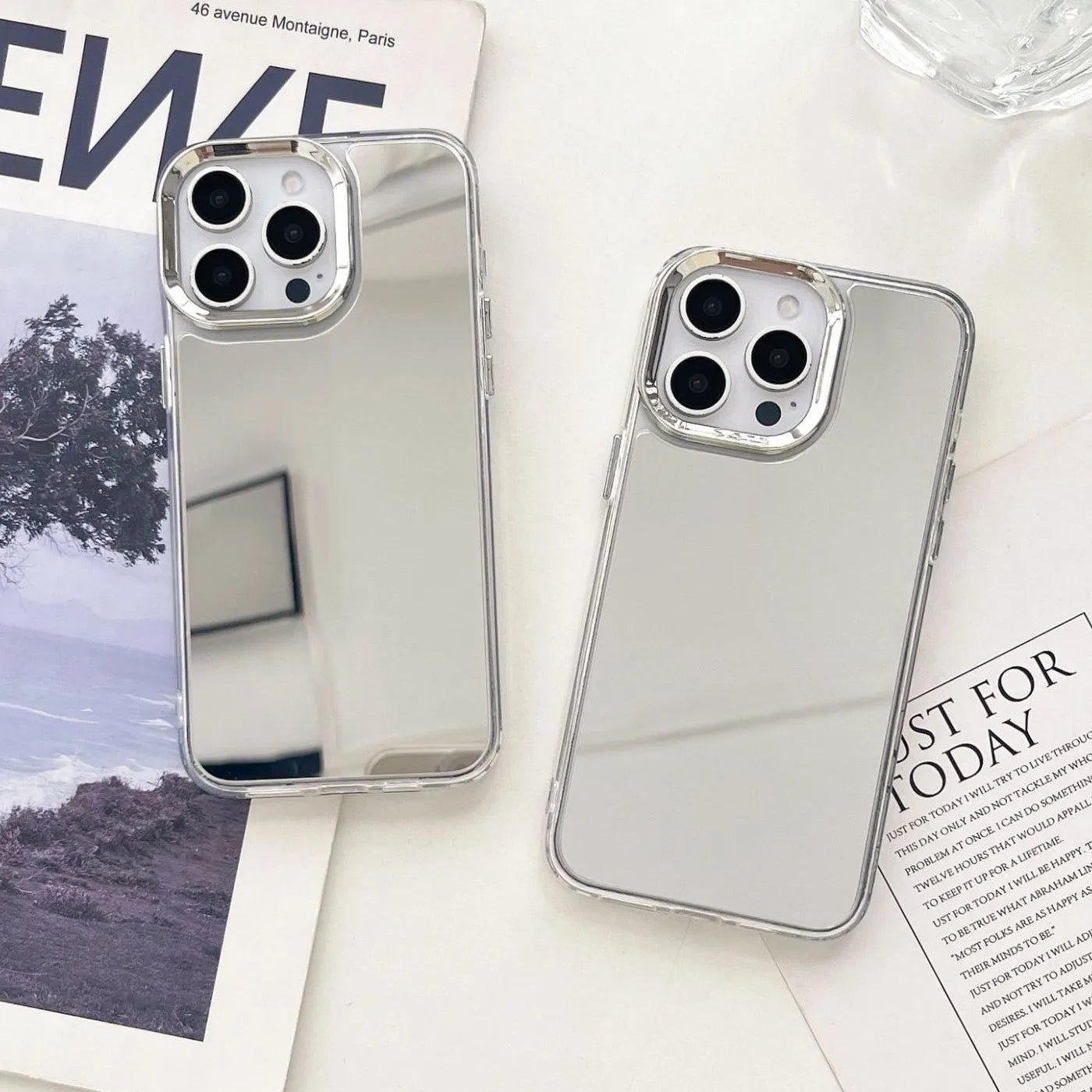 Coque Miroir iPhone – Housse Rigide Antichoc Haute Qualité