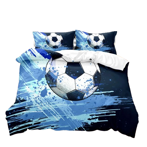 Housse de Couette Foot Bleu