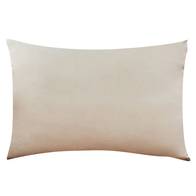 Housse de Coussin Carrée en Velours 30x50cm - Plusieurs Coloris