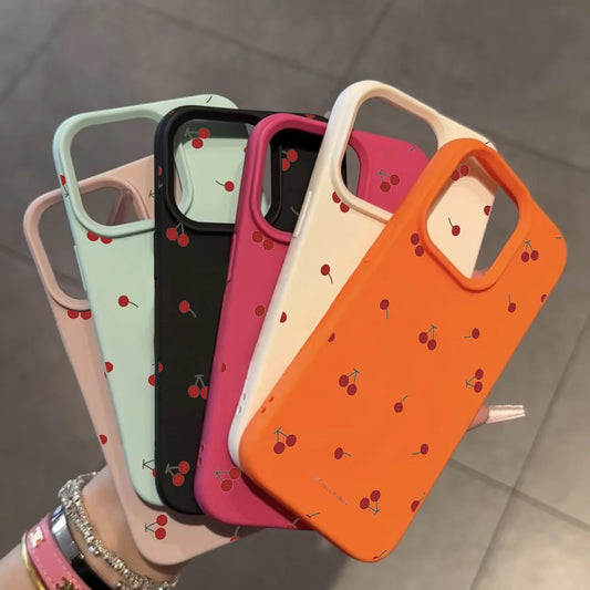 Coque iPhone Cerise – Design fruité