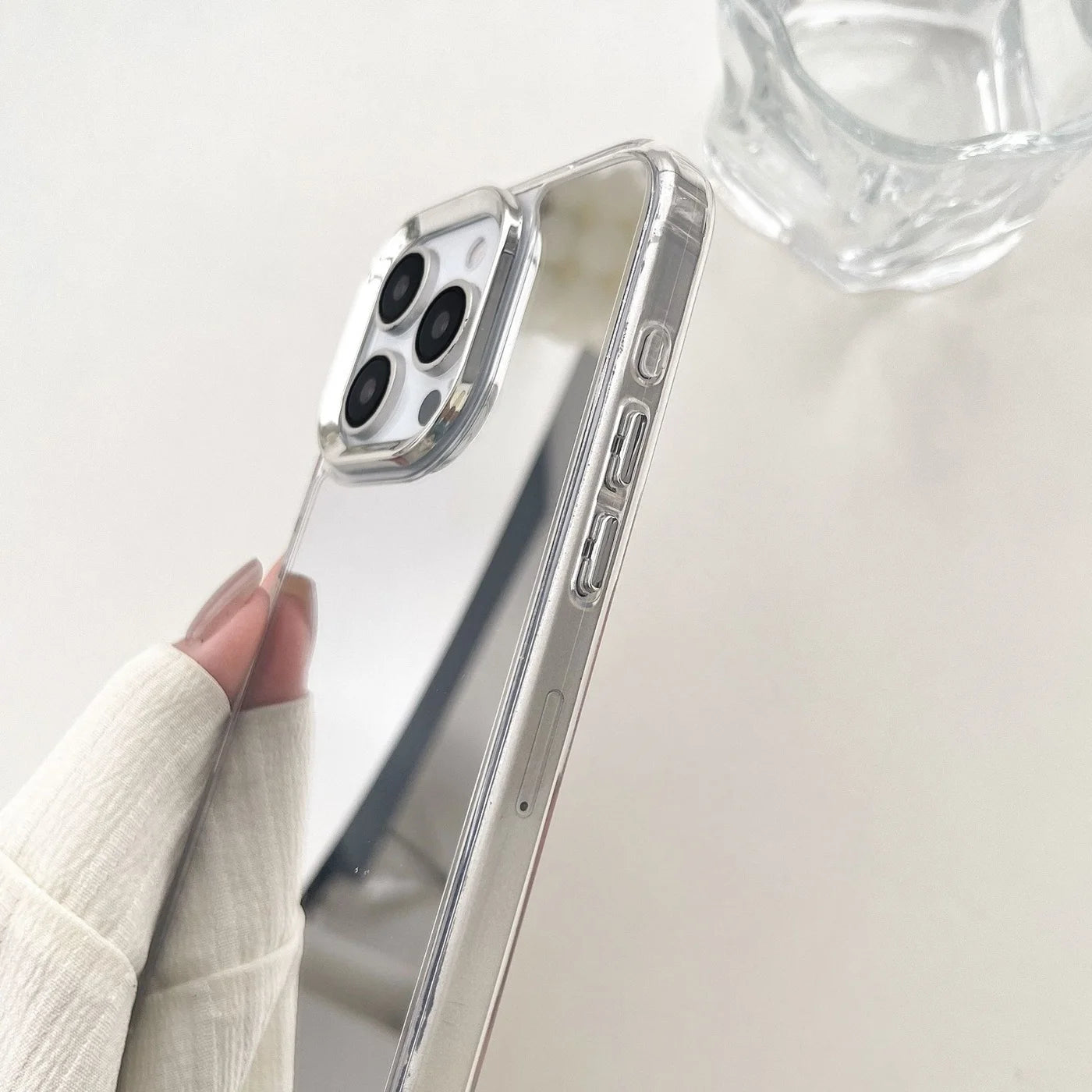 Coque Miroir iPhone – Housse Rigide Antichoc Haute Qualité