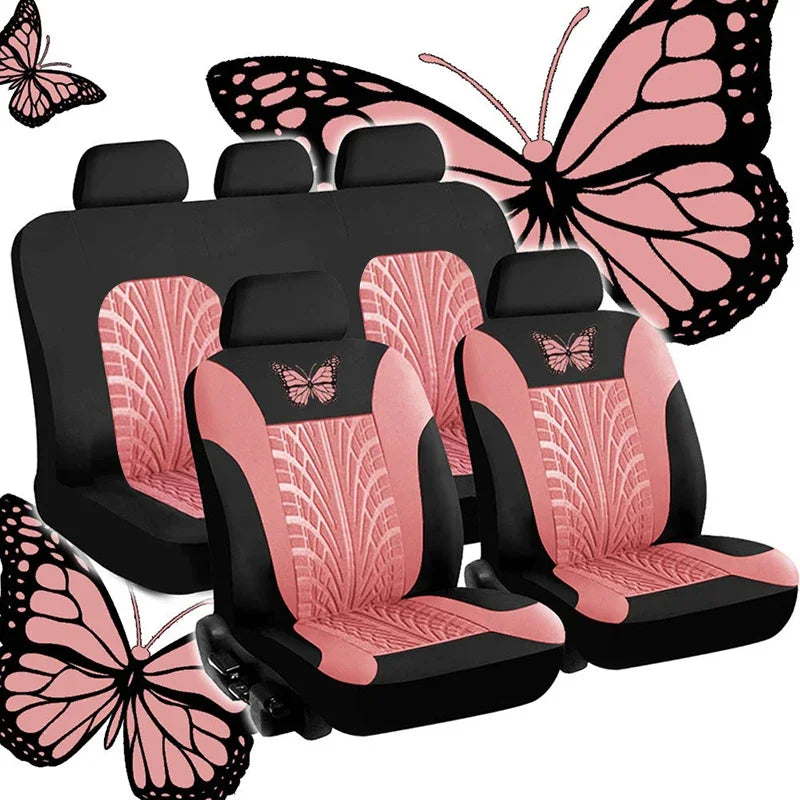 Housses de Siège Auto Universelles Papillon - 7 Coloris