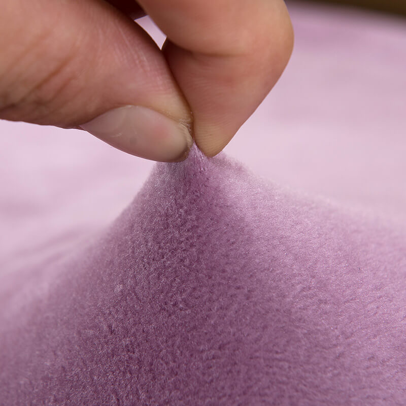 Housse de Canapé Velours Mauve