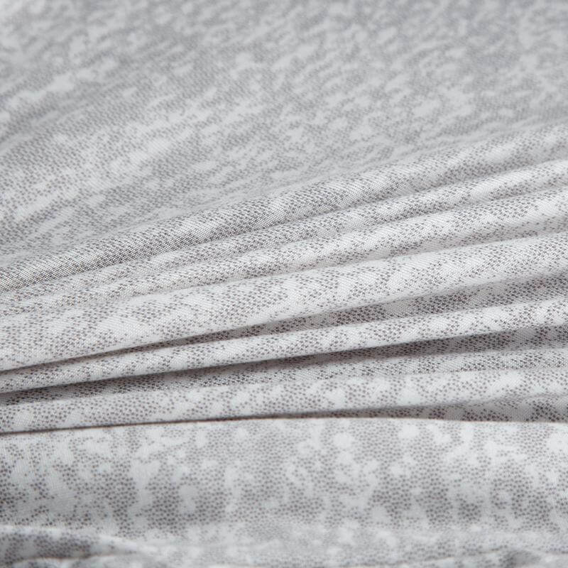 Housse de Canapé d’Angle Extensible Unie – Gris Clair Élégant