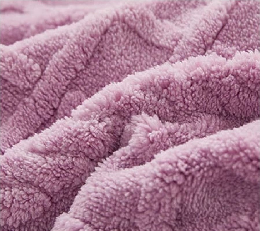 Couverture Lestée Ultra Chaude Epaisse Mauve