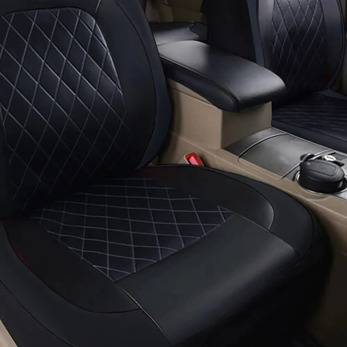Housse de Siège Auto Cuir PU Universelle – Confort & Élégance Toutes Saisons