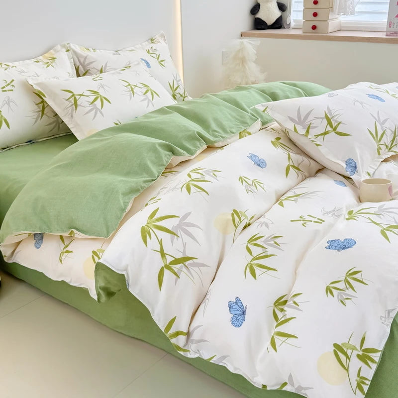 housse de couette fleurie ikea