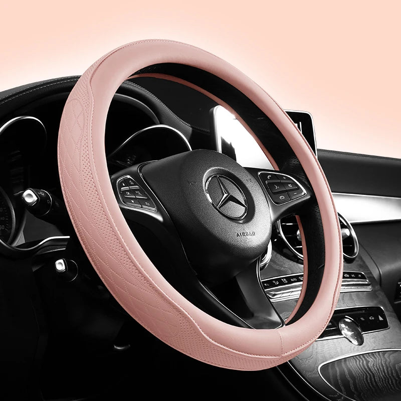 housse rose pour protégé les volant de voiture