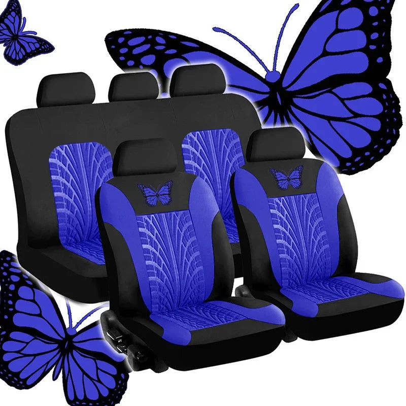 housse de siege auto universelle bleu