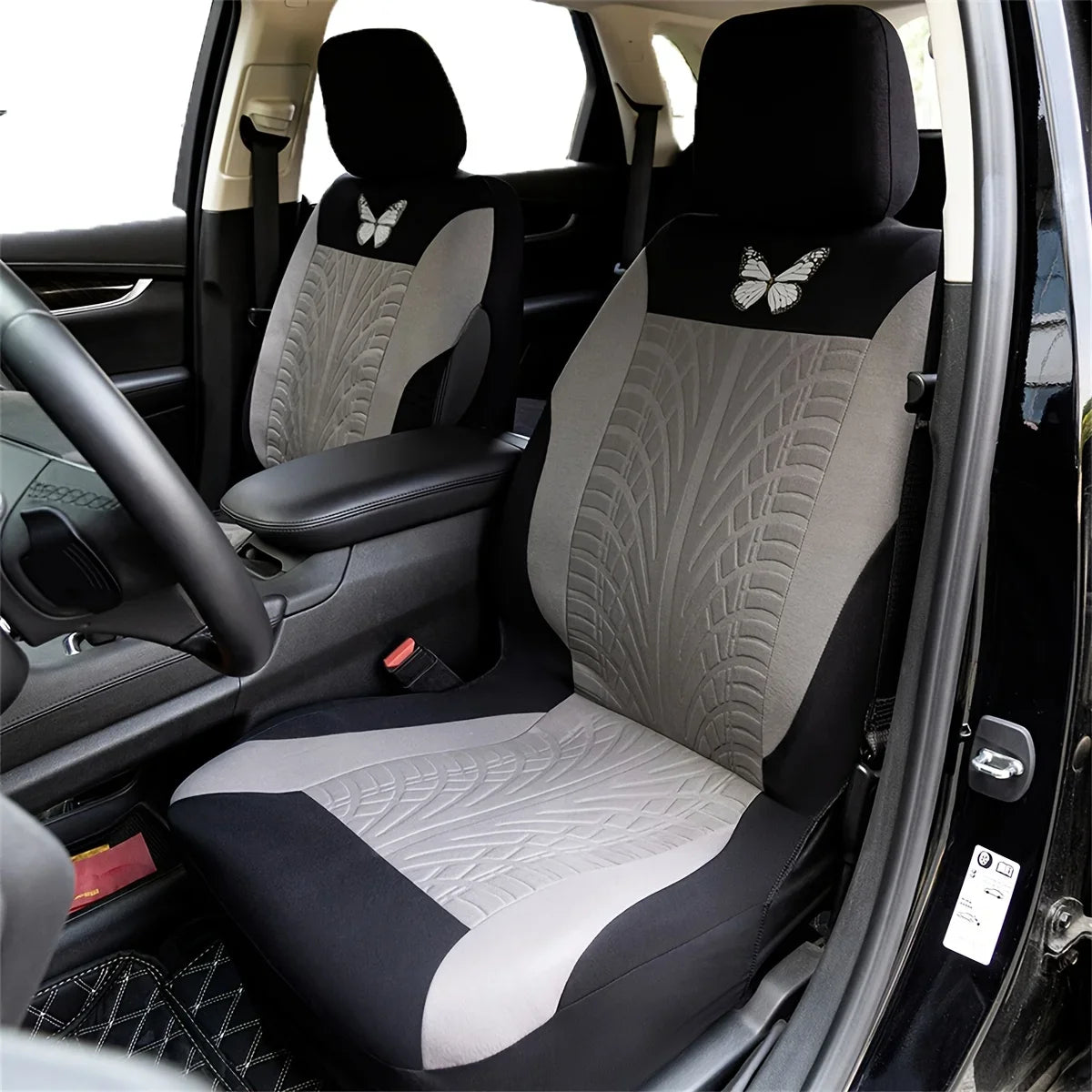 housse de siege auto universelle gris