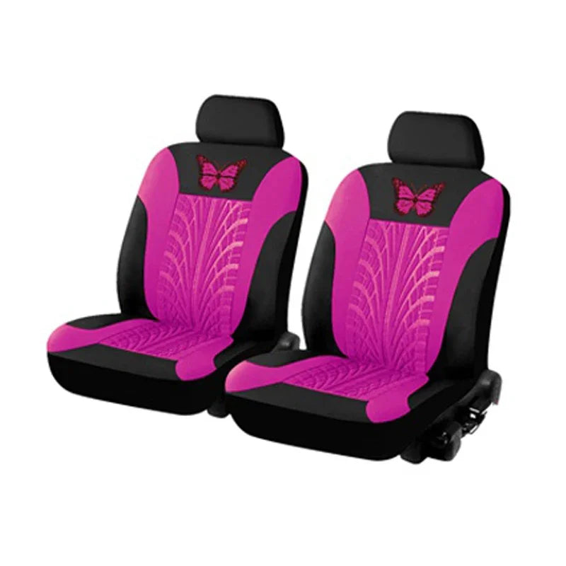 housse de siege auto universelle rose