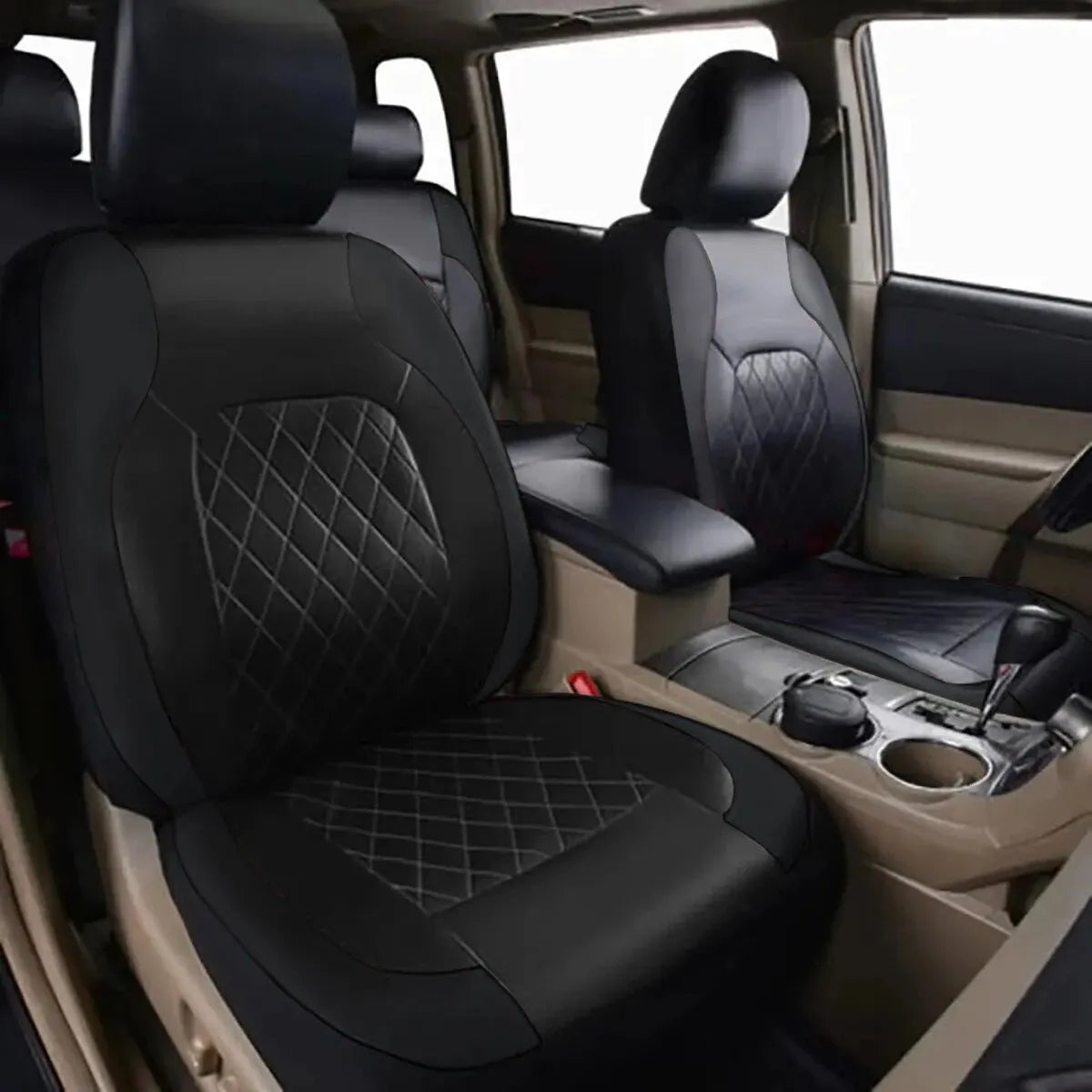 Housse de Siège Auto Cuir PU Universelle – Confort & Élégance Toutes Saisons