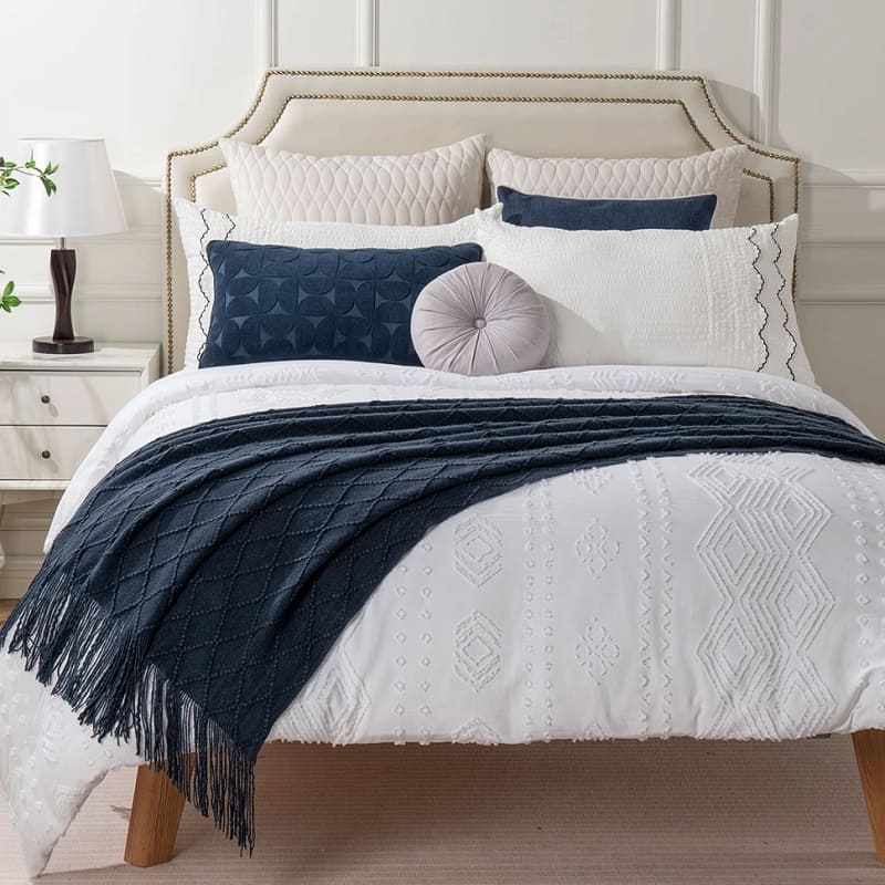 Couverture Bleu Marine