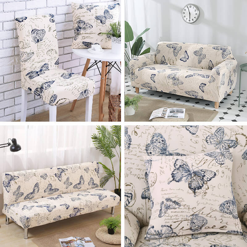 Housse de Chaise Papillon