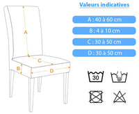 Thumbnail for Housse de Chaise Imperméable Bleu Marine