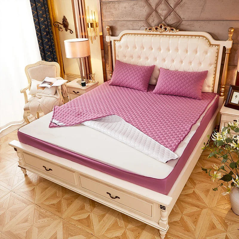 Housse de Matelas Imperméable Coton – Plusieurs Coloris Zippé Anti-Acarien