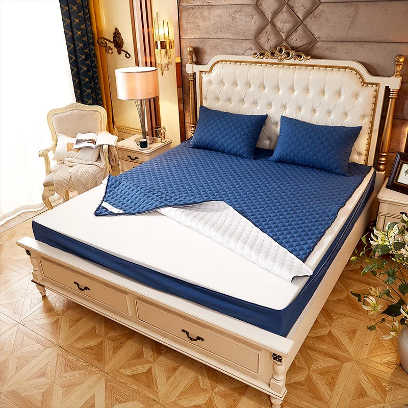 Housse de Matelas Imperméable Coton – Plusieurs Coloris Zippé Anti-Acarien