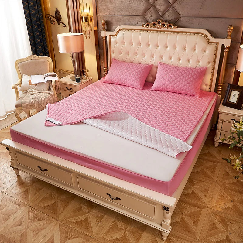 Housse de Matelas Imperméable Coton – Plusieurs Coloris Zippé Anti-Acarien