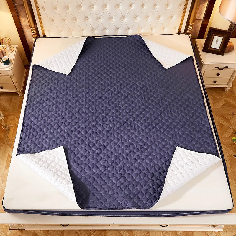 Housse de Matelas Imperméable Coton – Plusieurs Coloris Zippé Anti-Acarien