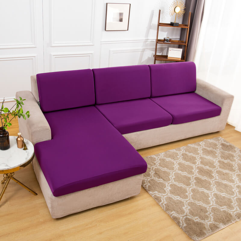 Housse Assise de Canapé d'Angle Fuchsia