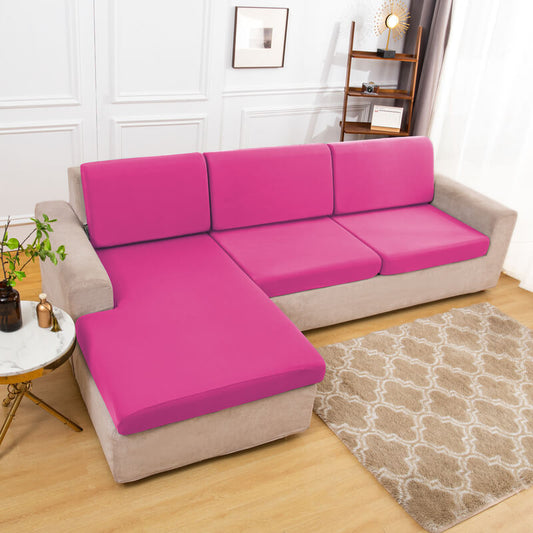 Housse Assise de Canapé d'Angle Rose Bonbon