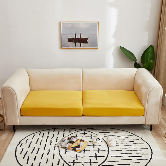 Housse Assise de Canapé Jaune Moutarde