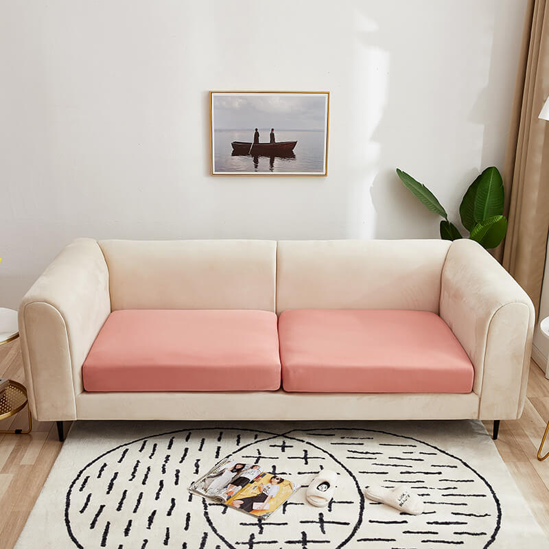 Housse Assise de Canapé Rose Corail