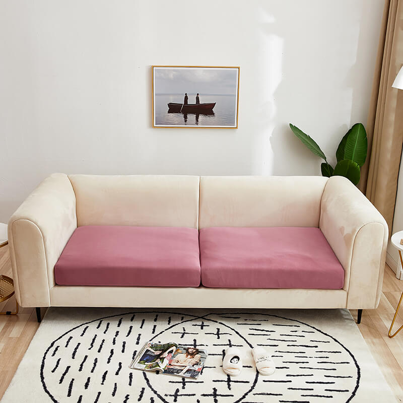 Housse Assise de Canapé Rose Pâle