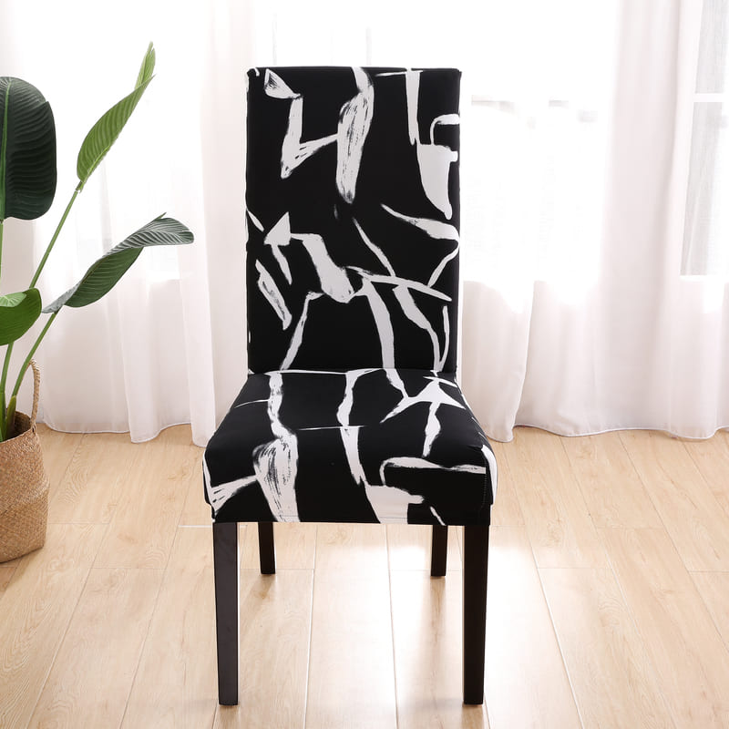 Housse de Chaise Bi-Extensible Noir