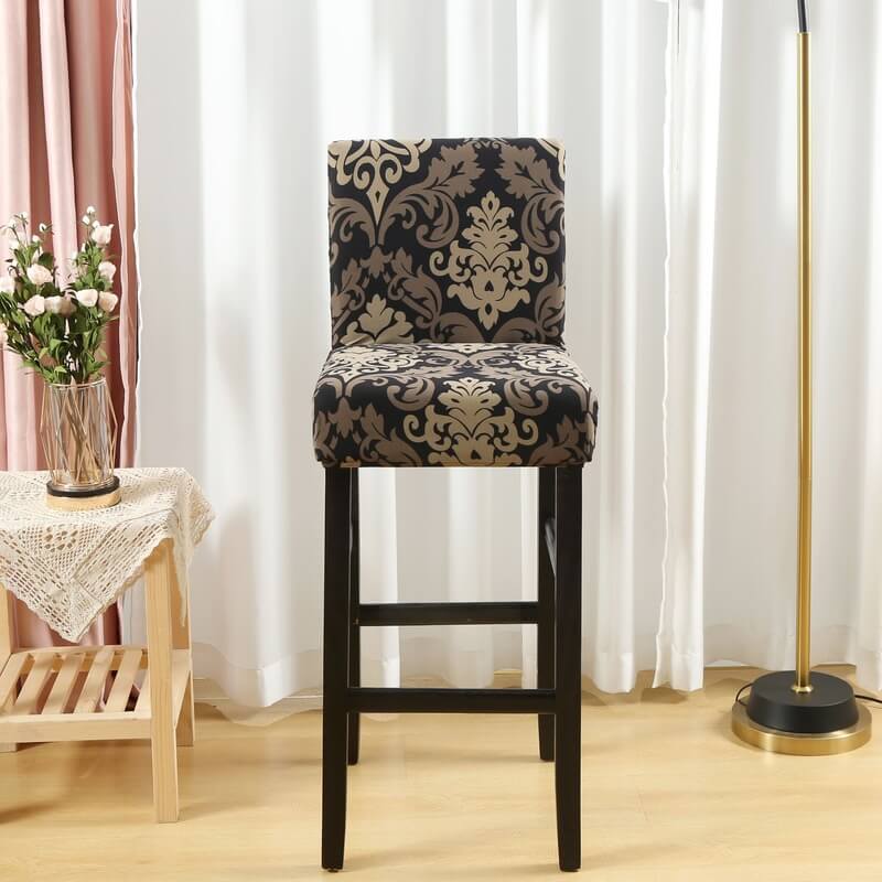 Housse Chaise de Bar et Tabouret Baroque