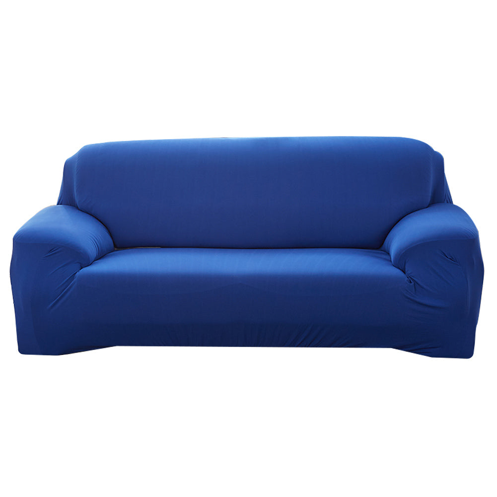 Housse de Canapé Extensible Bleu