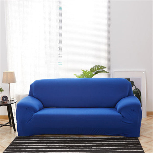 Housse de Canapé Extensible Bleu