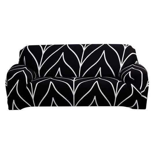 Housse de Canapé Noir et Blanc