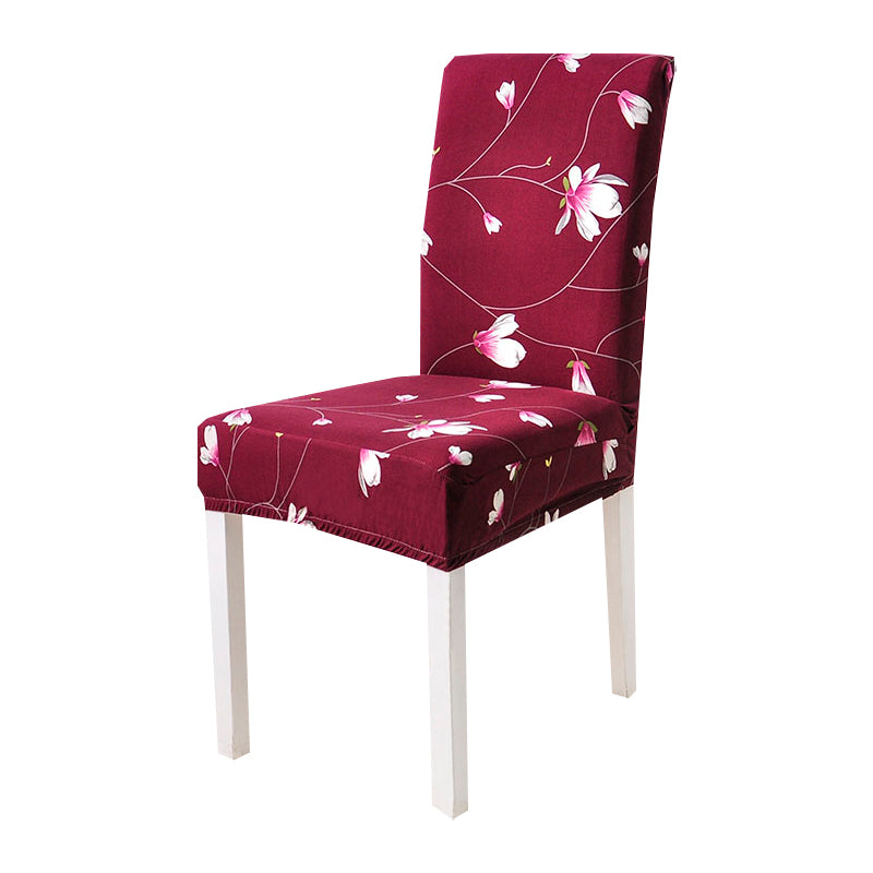 Housse de Chaise Fleurie (Fuchsia)