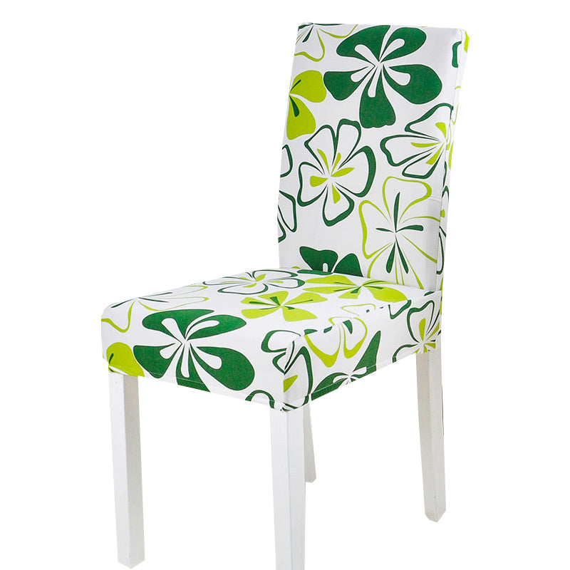 Housse de Chaise Fleurie (Verte)