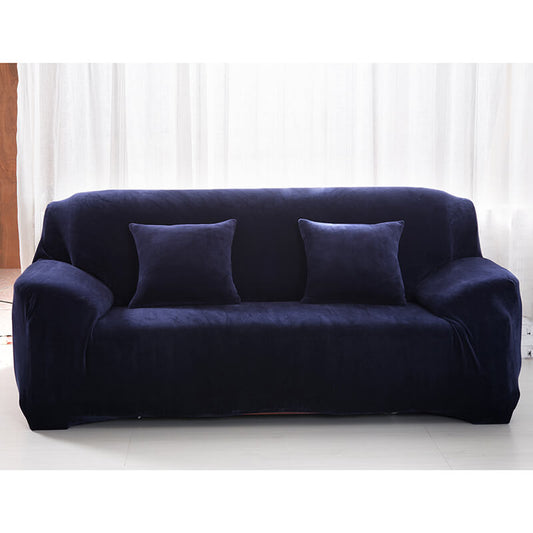 Housse de Canapé Velours Bleu Marine