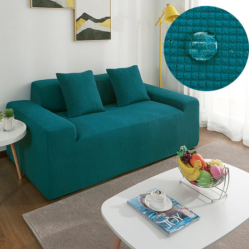 Housse de Canapé Imperméable Bleu Canard