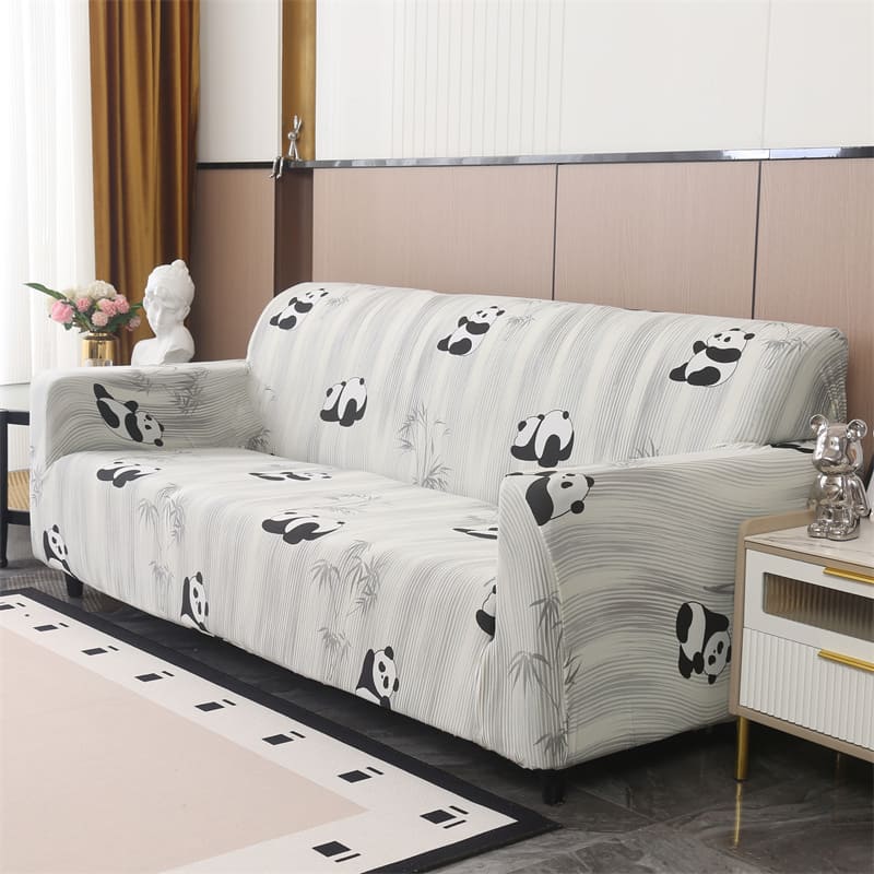 Housse de Canapé Motif Panda Zen