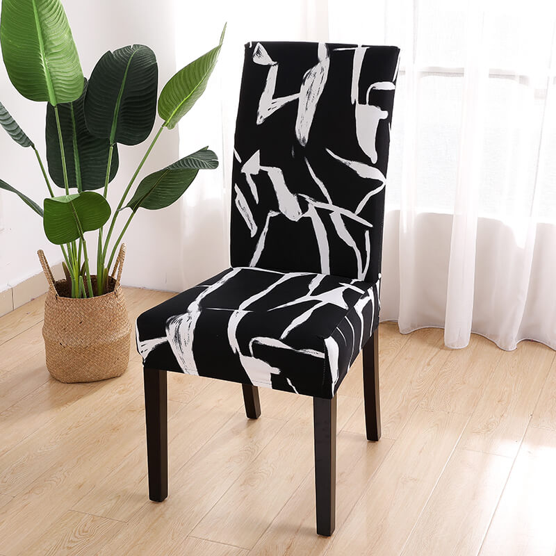 Housse de Chaise Bi-Extensible Noir