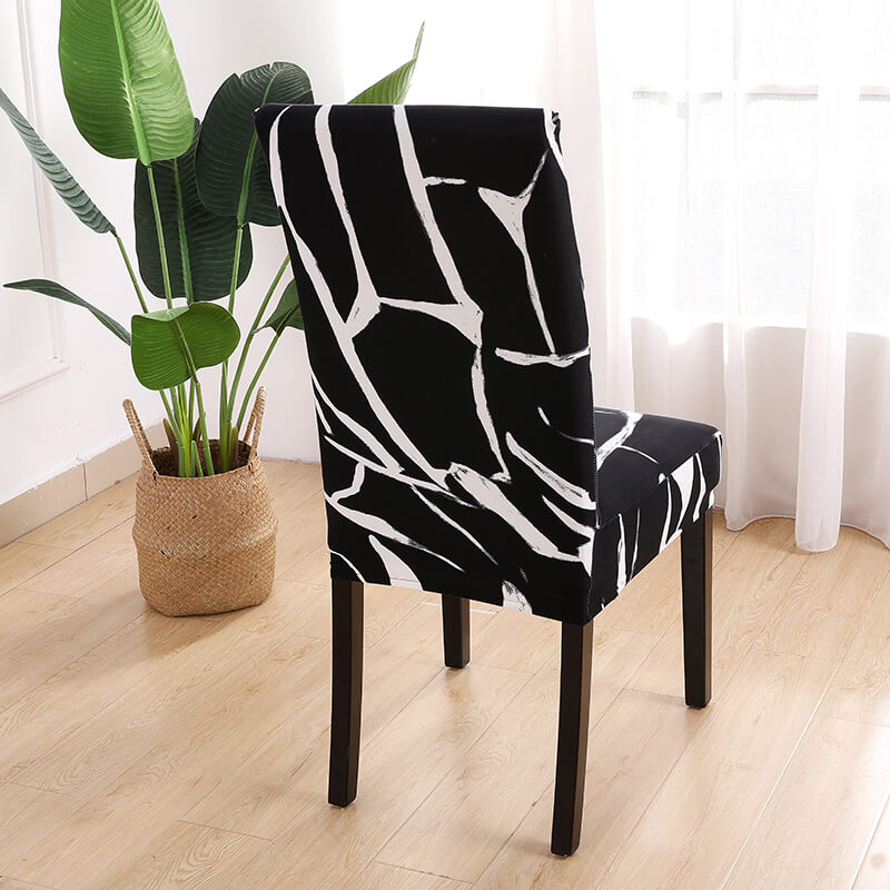 Housse de Chaise Bi-Extensible Noir