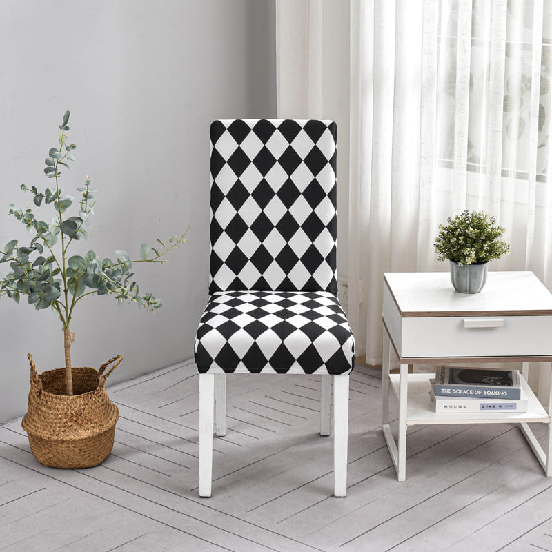 Housse de Chaise Damier