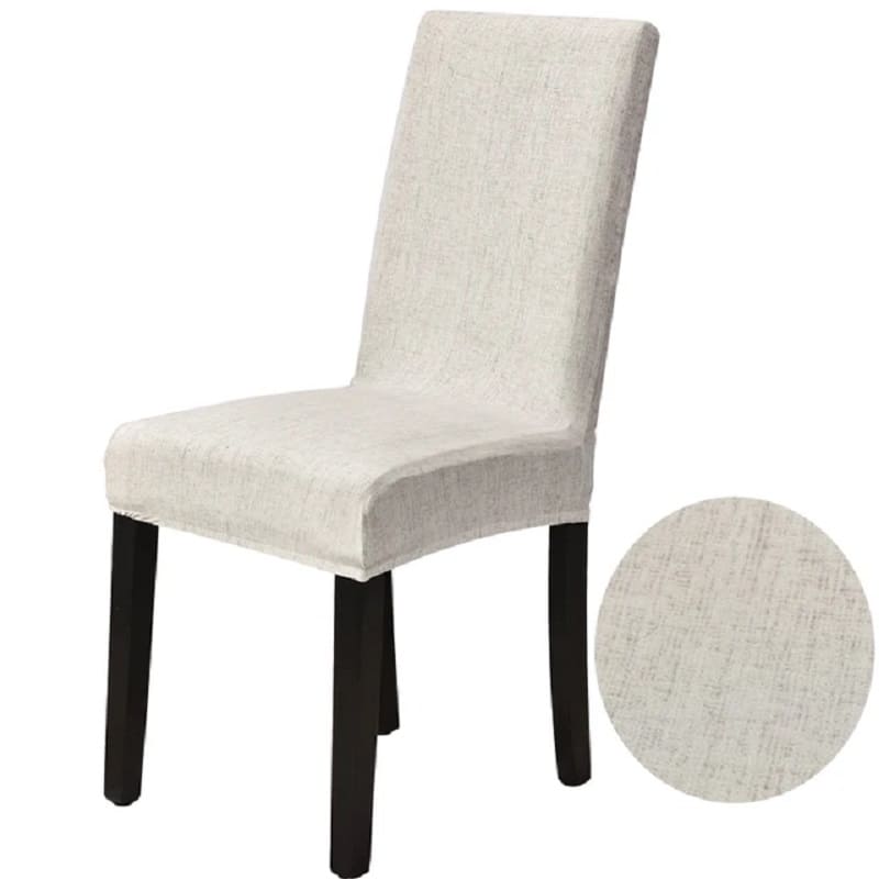 Housse de Chaise Gris Perle