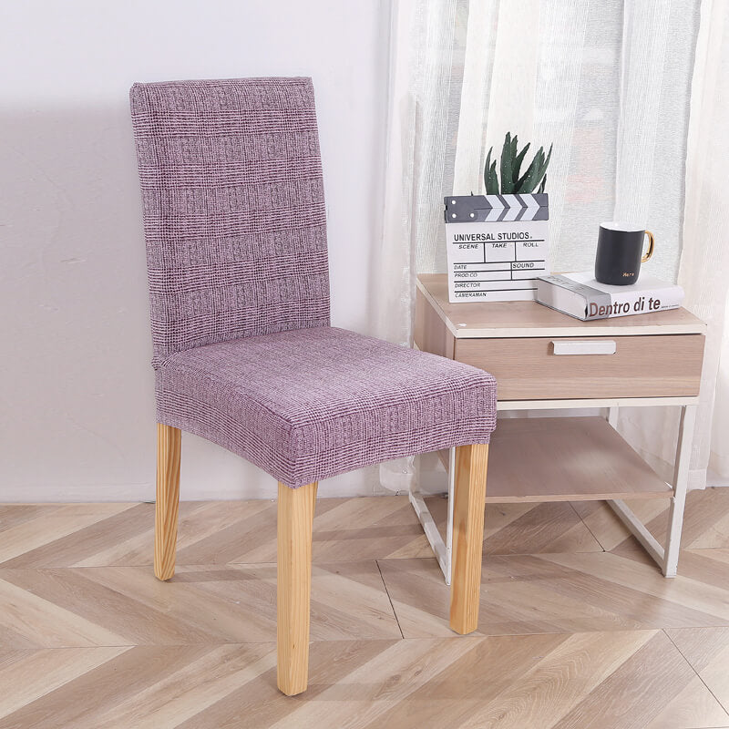 Housse de Chaise Tissu Mauve