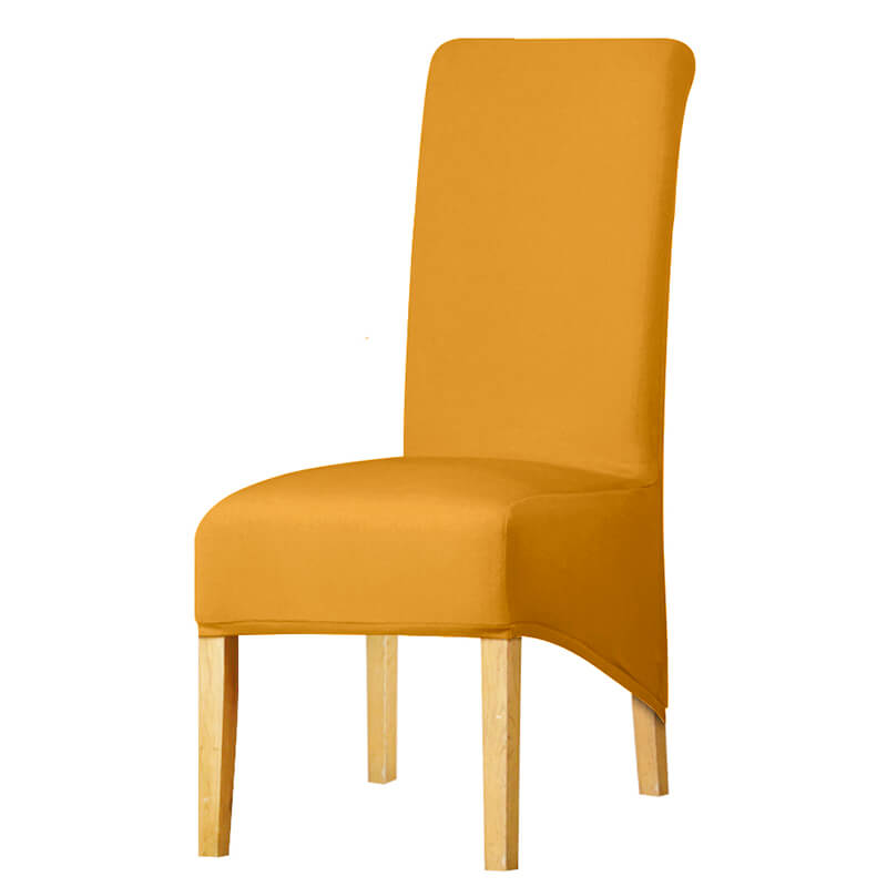 Housse de Chaise XL Jaune Moutarde